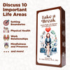 Take a Break by Life Sutra 80 Positive Affirmations Cards For Men & Women, Inspirational Cards For Stress Relief, Mindfulness Self Care Cards to Boost Work-Life Balance