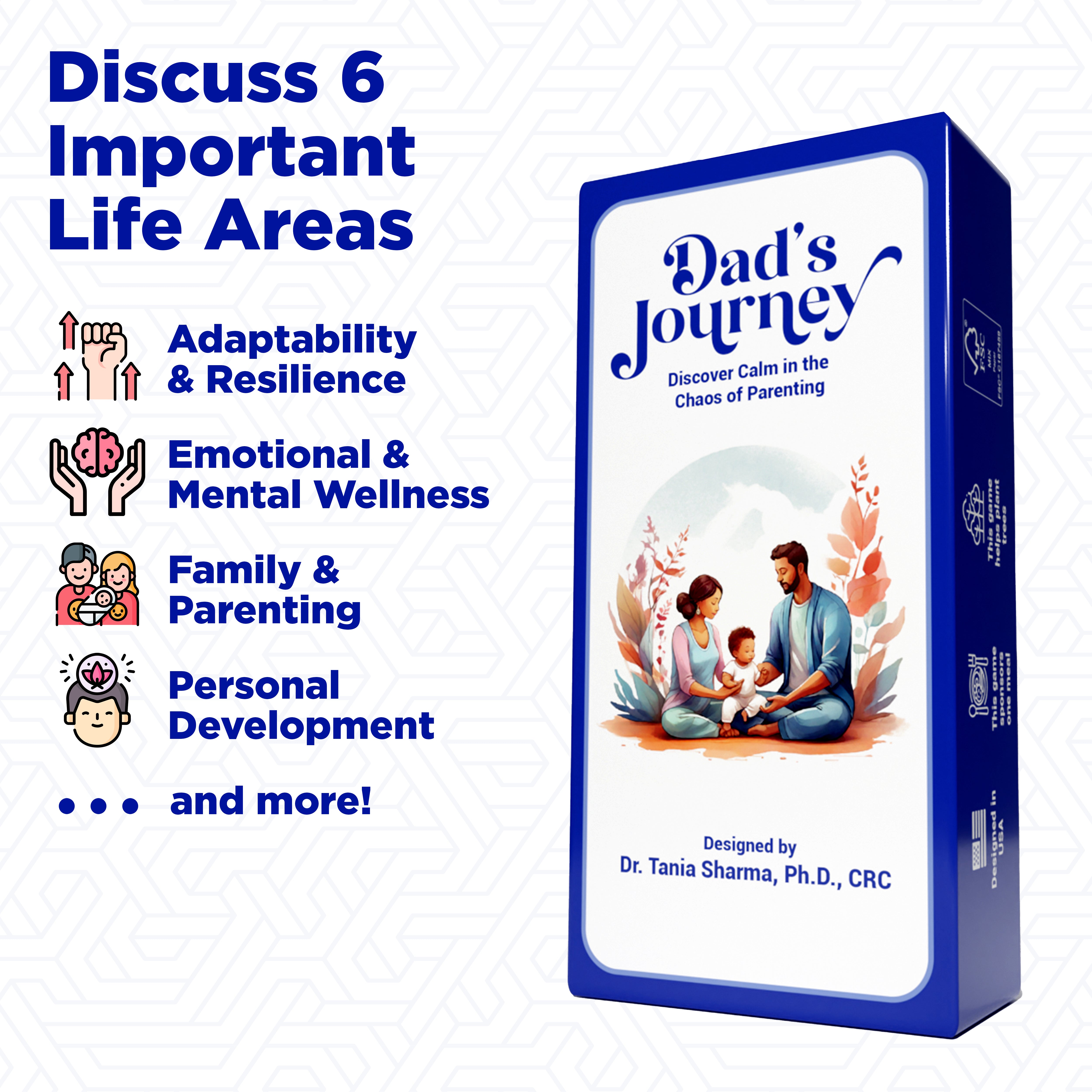 Life Sutra - Dad's Journey Daily Affirmation Cards for New Dads, 80 Positive Self Affirmation Cards for Encouraging and Parenting Support