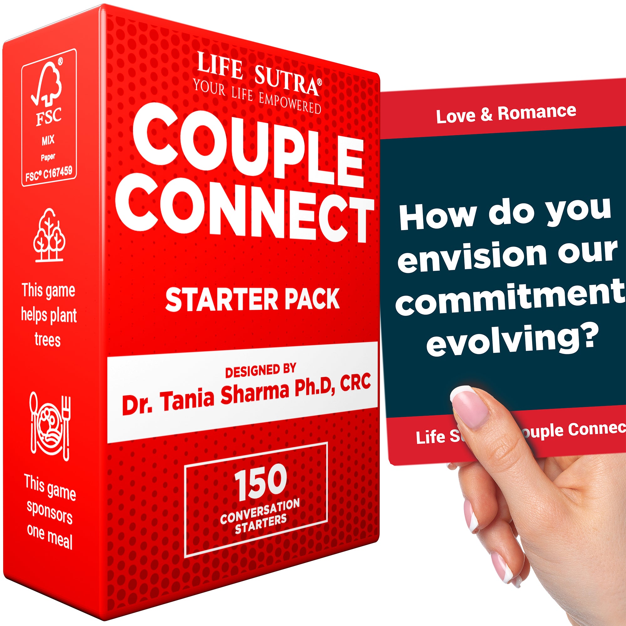 Life Sutra Couple Connect Starter Pack - 150 Romantic Conversations for Couples Games Date Night