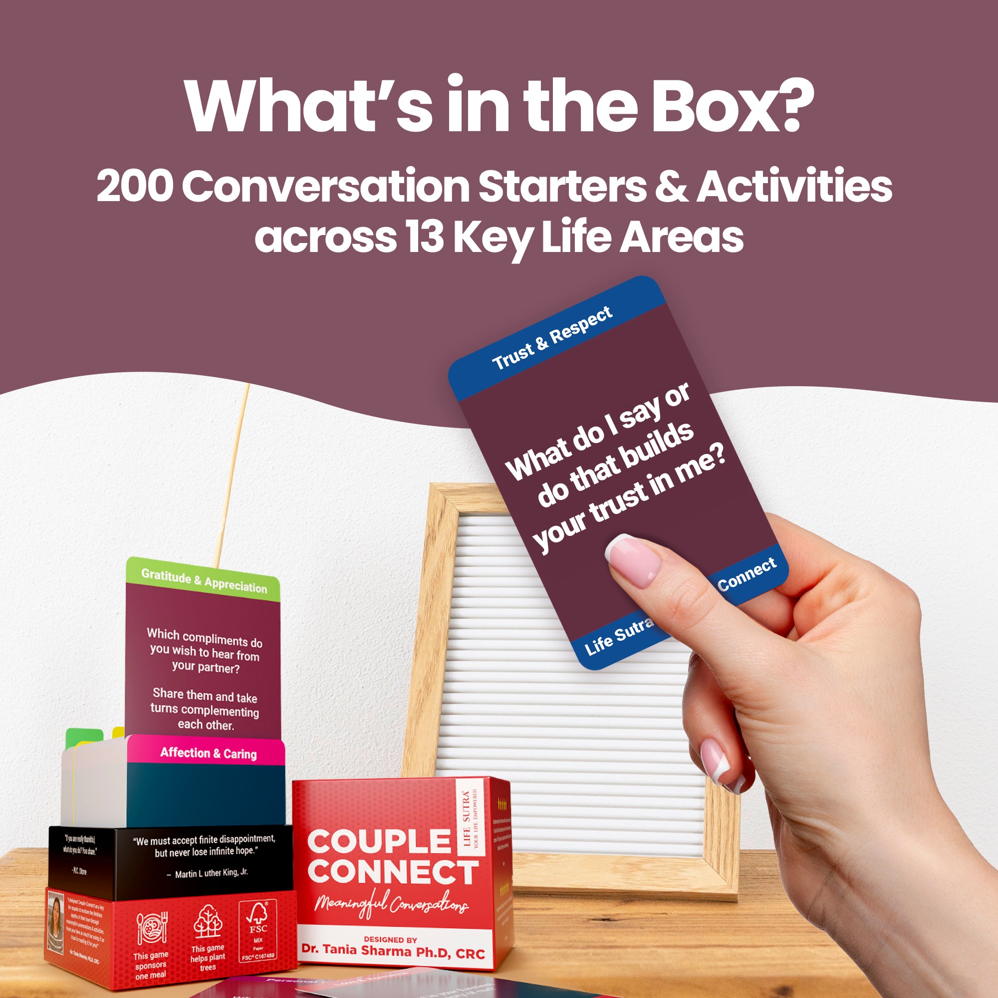 Couple Connect - 200 Conversation Starters and Activities - Improve Communication, Romance and Trust