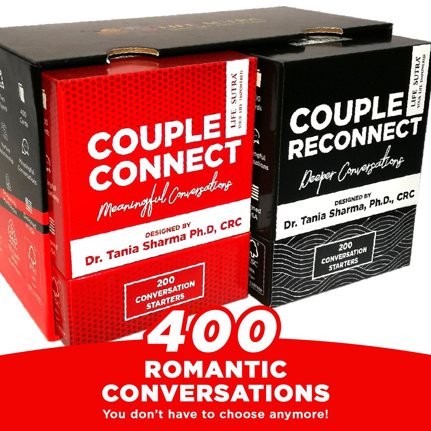 Romantic Conversation Game for Couples - 400 Conversation Starters and Activities